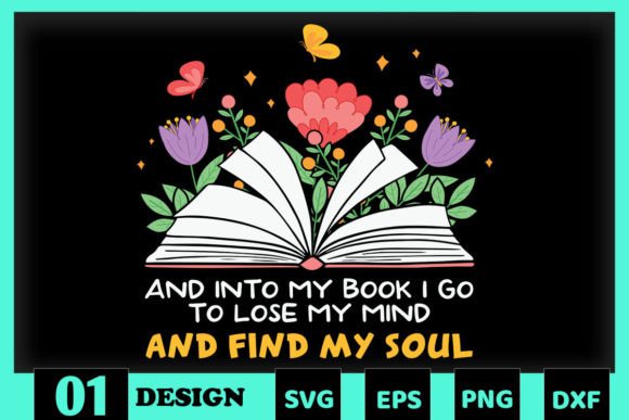 Book Floral in to My Book I Find My Soul
