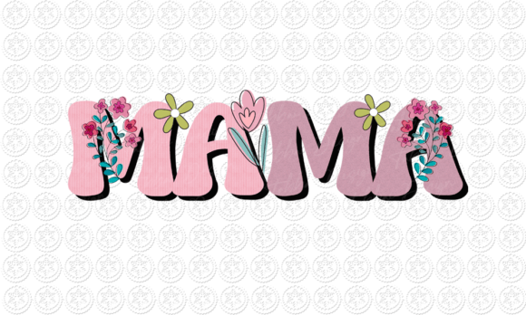 Floral Mama Sublimation PNG
