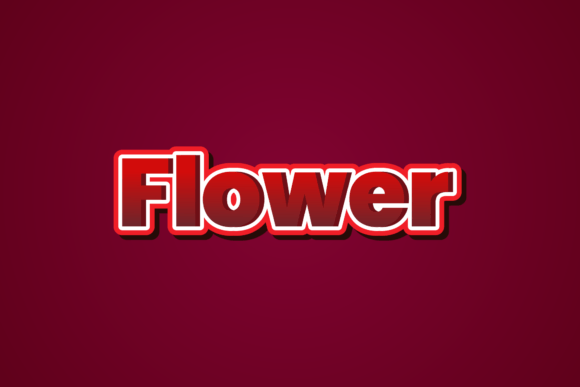 Floral Typography Graphic Collection