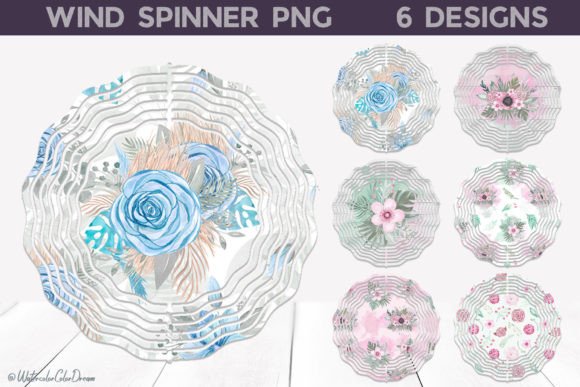 Floral Wind Spinner Bundle