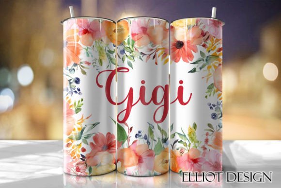 Gigi Floral 20oZ Tumbler