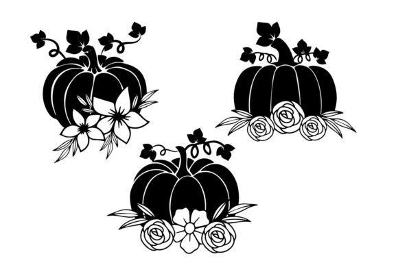 Halloween Pumpkin Floral