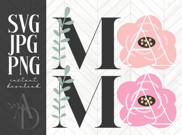 Mama Floral Word Design