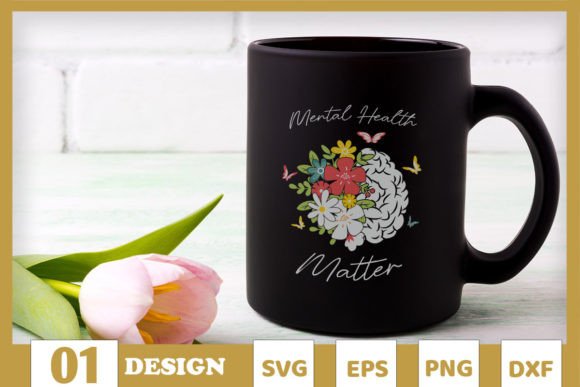 Mental Health Matter Floral