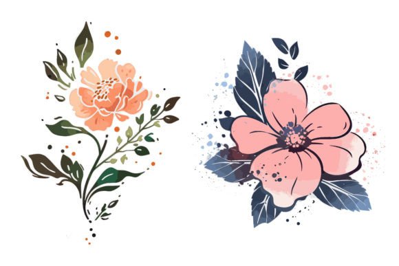 New Creative Watercolor Floral Design2
